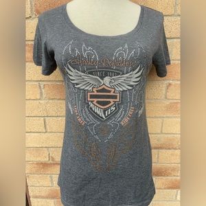Harley-Davidson 115 anniversary custom dealer Tee - Cajun Harley-Davidson